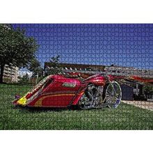 Cakapuzzle Harley Davidson Road King Görsel 120 Parça Ahşap Puzzle