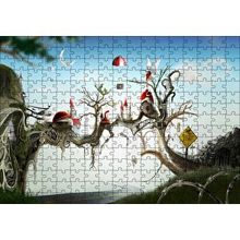 Cakapuzzle Hayaller Ülkesi Şatolar Arasındaki Köprü 120 Parça Ahşap Puzzle