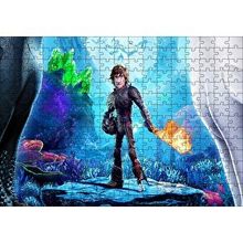 Cakapuzzle Hıçgıdık ve Alevli Asası 120 Parça Ahşap Puzzle
