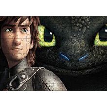 Cakapuzzle Hıçgıdık ve Gecenin Gölgesi 120 Parça Ahşap Puzzle