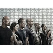 Cakapuzzle Hızlı ve Öfkeli Full Cast Afiş 120 Parça Ahşap Puzzle