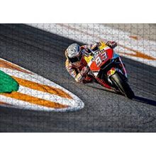 Cakapuzzle Honda Repsol Turuncu Kırmızı Motorsiklet 120 Parça Ahşap Puzzle