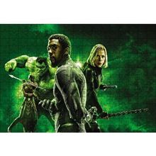 Cakapuzzle Hulk Black Panther ve Black Widow 120 Parça Ahşap Puzzle