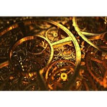 Cakapuzzle İçiçe Altın Çarklar 120 Parça Ahşap Puzzle