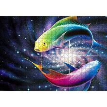 Cakapuzzle İki Balık Işık Demetleri Arasında 120 Parça Puzzle