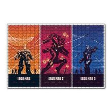 Cakapuzzle Iron Man Üçlemesi Yapboz MDF Puzzle