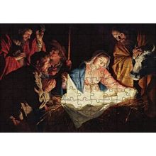 Cakapuzzle İsanın Doğumu ve Meryem 120 Parça Ahşap Puzzle