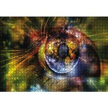 Cakapuzzle Işıltılı Soyut Göz 120 Parça Puzzle