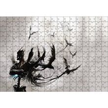 Cakapuzzle İskeletten Ayrılan Kuşları 120 Parça Ahşap Puzzle