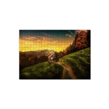 Cakapuzzle Isviçre Orman Manzaralı Dağ Evi 1000 Parça Puzzle