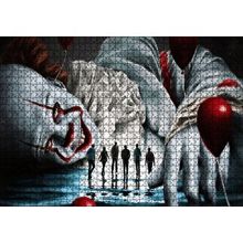 Cakapuzzle IT Filmi Karakteri Palyaço ve Kurbanları Yapboz MDF Puzzle