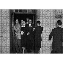 Cakapuzzle Joe Di Maggio Marilyn Monroe ile Evlendi 255 Parça Puzzle