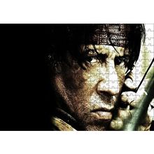Cakapuzzle John Rambo ve Oku 120 Parça Ahşap Puzzle
