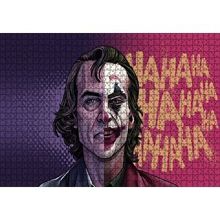Cakapuzzle Joker Joaquin Phoenix Hahaha Karikatürize 120 Parça Ahşap Puzzle
