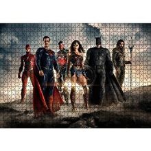 Cakapuzzle Justice League Kahramanlar 120 Parça Ahşap Puzzle