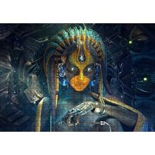 Cakapuzzle Kadın Cyborg Dijital Sanat 120 Parça Puzzle
