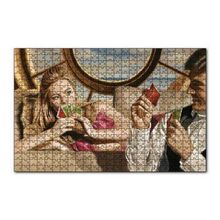 Cakapuzzle Kağıt Oynayan Çift 120 Parça Puzzle