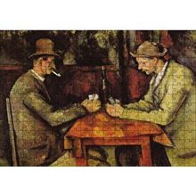 Cakapuzzle Kagit Oynayanlar Paul Cezanne 120 Parça Ahşap Puzzle