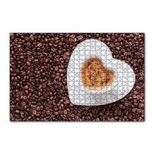 Cakapuzzle Kahve Çekirdekleri, Kalpli Fincanda Cappucino 255 Parça Puzzle