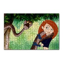Cakapuzzle Kim Possible ve Kahverengi Yılan 120 Parça Ahşap Puzzle