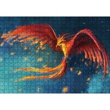Cakapuzzle Kırmızı Anka Kuşu 120 Parça Ahşap Puzzle