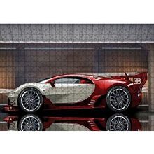 Cakapuzzle Kırmızı Beyaz Bugatti Veyron EB 164 120 Parça Ahşap Puzzle