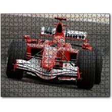 Cakapuzzle Kırmızı Ferrari F1 Formula Yarışı 255 Parça Ahşap Puzzle