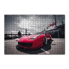 Cakapuzzle Kırmızı Ferrari Önden Görünüş 120 Parça Ahşap Puzzle