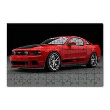 Cakapuzzle Kırmızı Ford Mustang 2010 120 Parça Ahşap Puzzle