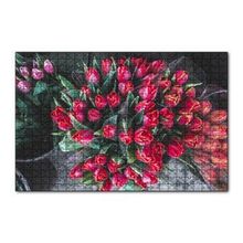 Cakapuzzle Kırmızı Lale Demeti 120 Parça Ahşap Puzzle