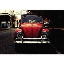 Cakapuzzle Kırmızı Vosvos 120 Parça Ahşap Puzzle