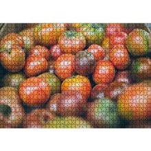 Cakapuzzle Kırmızı Yeşil Domatesler 120 Parça Ahşap Puzzle