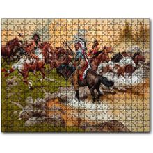 Cakapuzzle Kızılderili Vahşi Atlar 120 Parça Puzzle