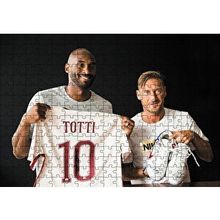 Cakapuzzle Kobe Bryant ve Totti 120 Parça Ahşap Puzzle