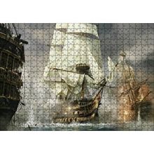Cakapuzzle Korsan Savaş Gemisi Görseli 120 Parça Puzzle