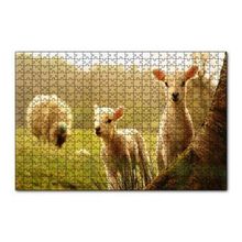 Cakapuzzle Koyun Kuzular Görseli 120 Parça Ahşap Puzzle
