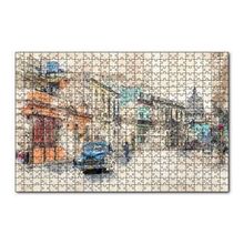 Cakapuzzle Küba Sokak Manzarası Çizim 120 Parça Puzzle