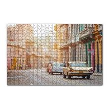 Cakapuzzle Kübada Eski Binalar ve Klasik Arabalar 120 Parça Ahşap Puzzle