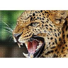 Cakapuzzle Kükreyen Güzel Leopar Görseli 120 Parça Puzzle