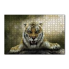 Cakapuzzle Kükreyen Kaplan Artwork 120 Parça Ahşap Puzzle