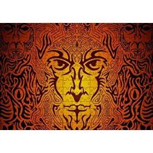 Cakapuzzle Kurtadam Tribal Portre 120 Parça Ahşap Puzzle