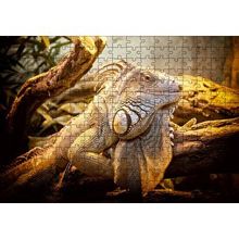 Cakapuzzle Kütükler Arasındaki Efsanevi Kertenkele 120 Parça Ahşap Puzzle