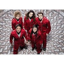 Cakapuzzle La Casa De Papel Rehineler Yukarıdan Görünüş Yapboz MDF Puzzle