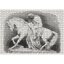 Cakapuzzle Lady Godiva Taş Heykel 120 Parça Ahşap Puzzle