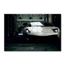 Cakapuzzle Lamborghini GT Flu Arkaplan 120 Parça Ahşap Puzzle