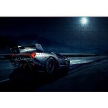 Cakapuzzle Lamborghini Veneno Arkadan Görünüş 120 Parça Ahşap Puzzle