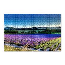 Cakapuzzle Lavanta Tarlası ve Yeşil Tepeler 120 Parça Ahşap Puzzle