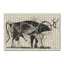 Cakapuzzle Le Taureau The Bull 1945 by Pablo Picasso 120 Parça Ahşap Puzzle