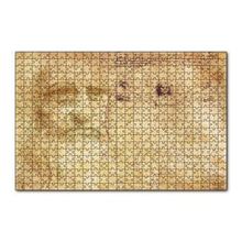 Cakapuzzle Leonardo Da Vinci ve Vitruvius Adamı 120 Parça Ahşap Puzzle