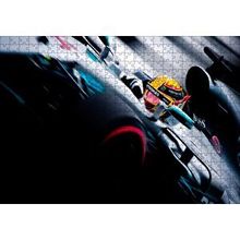 Cakapuzzle Lewis Hamilton Mersedes İle Formula 1 Görseli 120 Parça Ahşap Puzzle